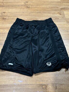 Vintage 00's Nike Black Basketball embroidered Logo event shorts